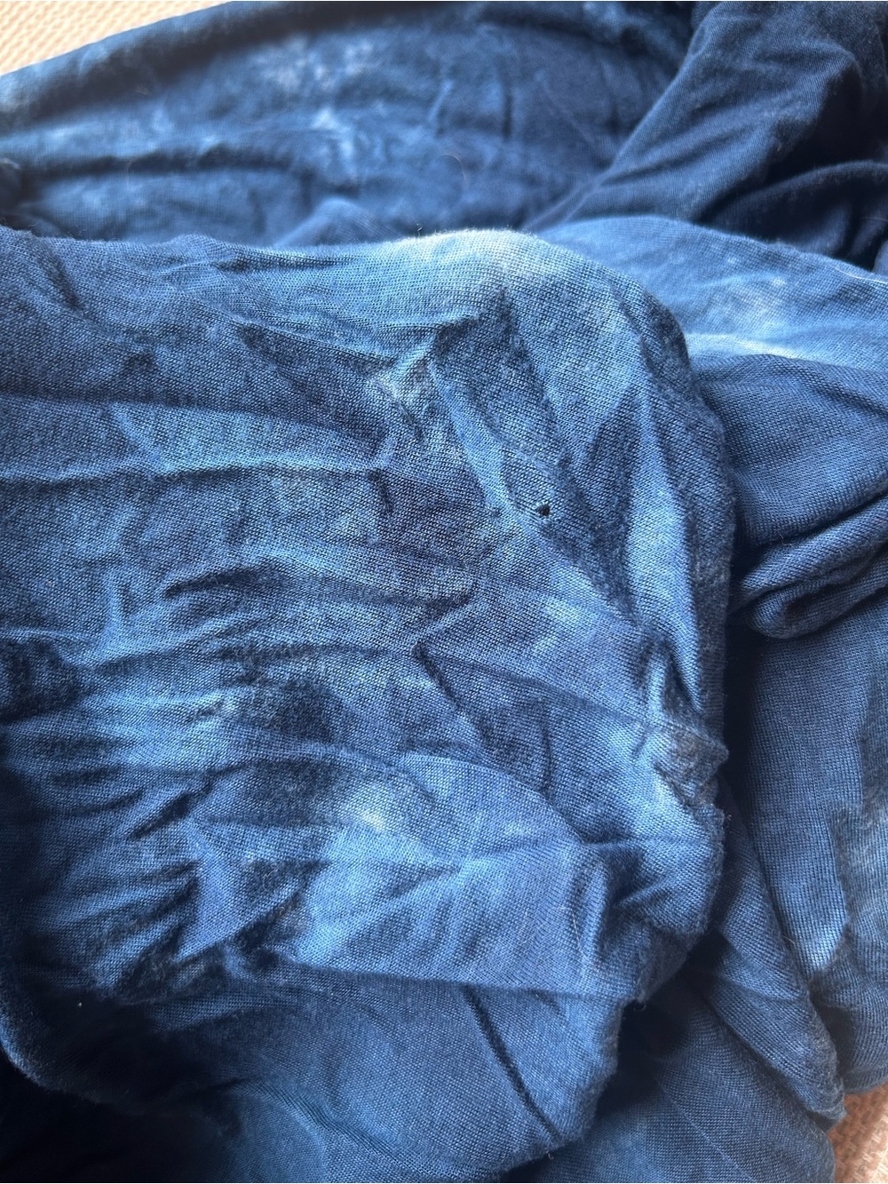 Solly wrap in indigo shibori - Picture 4 of 4